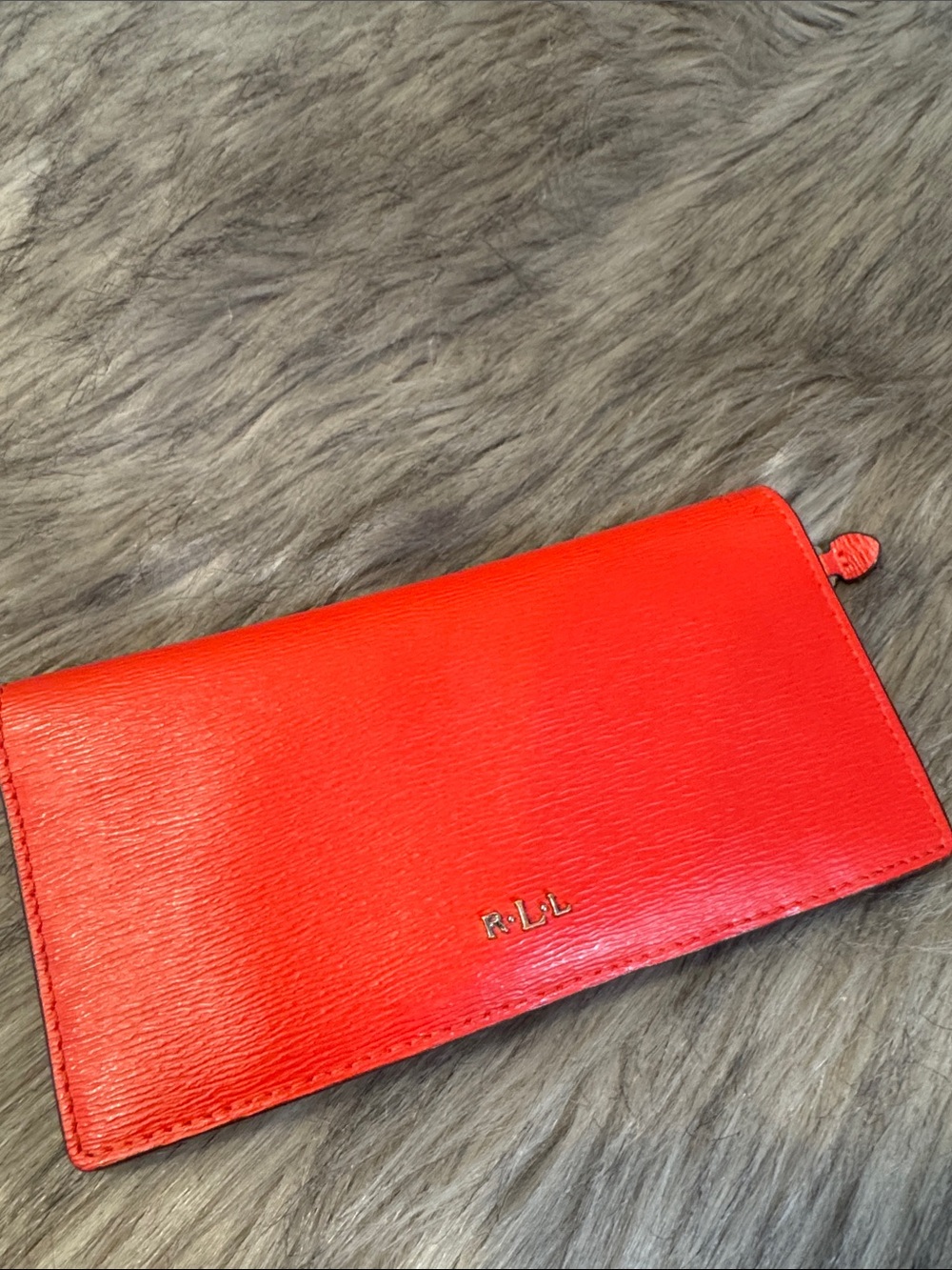 Lauren Ralph Lauren Red Leather Wallet - Women